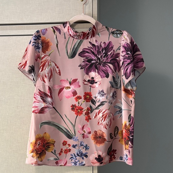 J. Crew Tops - JCrew size M drapey mock neck blouse